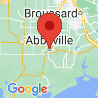 Map of Abbeville, LA US